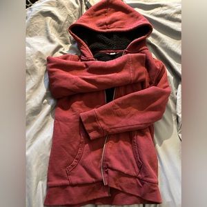 Boys Old Navy Maroon Xl 14/16 Sherpa sweatshirt
